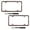 Aesthetic Mushroom, variant on Jeiento Southwest Aztec Tribal Car License Plate Frame Universal Fit for SUV Truck Van Sedans, Vanity Tag Frame for Men Women, 2 Pack