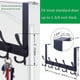 thumbnail image 3 of Over The Door Hook Door Hanger Hook Rack With 5 Tri Hooks For Hanging Coats, Door Towel Rack Towel Hanger Door Coat Hanger Over Door Coat Rack For Bat, 3 of 4