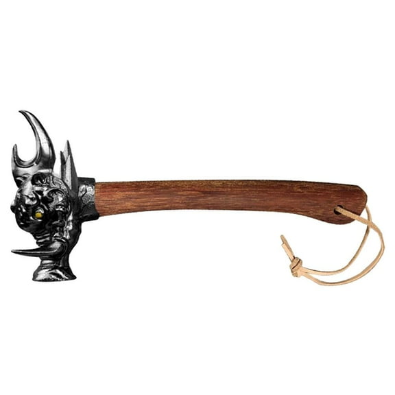 Decorative Fist Hammer,Stainless Steel Head & Rose Wooden Handle Craft Hammer,Collectible Art for Home/Office Decor, Functional Tool for Light Tasks & Emergency Use