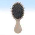 thumbnail image 4 of Cepillo desenredante para el cabello con masaje acolchado del cuero cabelludo, tamaño compacto de viaje para cabello rizado y liso., 4 of 4