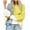 Yellow, variant on Kaemgyyd Womens Sweaters Fall Fashion Long Sleeve Color Block Oversized Pullover Trendy Casual Crew Neck Knitted Tops