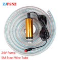 thumbnail image 1 of 12v 24vdc Diesel Fuel Water Oil Car Camping Fishing Submersible Transfer Pump Kits Car Pumping Diesel Oil Pump Cigarette Lighter, 1 of 1