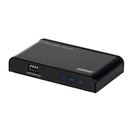 - Monoprice Blackbird 4K Pro 1x2 HDMI Ultra Slim Splitter With EDID Management | Supports 3D video at 1080p