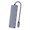 USB C x 4, variant on 4 Port USB 3.2 Gen 2 Hub 10Gbps with USB A and C Host, Aluminum Data Expansion Hub for Laptop Desk File Transfer and Work Use