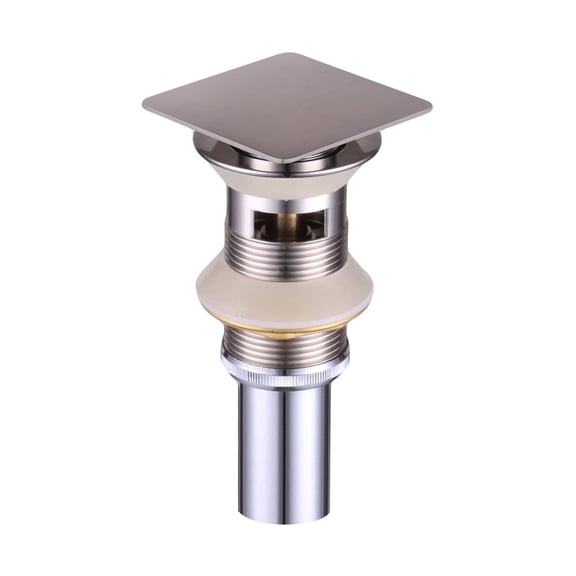 DAX Square Vanity Sink Pop up Drain with Overflow