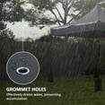 thumbnail image 5 of Outsunny 10' x 10' Canopy Cover with Weight Bags, UPF50+ Pop Up Canopy Replacement Top, Dark Gray, 5 of 10