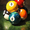 Billiard Balls Oil Painting, variant on UXIEQU Abstract Geometric Deer Canvas Wall Art Print 15.75x11.81 Inches