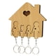 thumbnail image 1 of Promotion!Maojin Llavero de madera,colgante de pared para el hogar de pareja,juego de llaveros para el hogar con 2/4 llaveros - llavero - montado en la pared - decoración, 1 of 2
