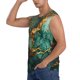 thumbnail image 3 of Fotbe Emerald Color Gold Marble Men's Camiseta sin Mangas Estampada para Hombres, Playera Casual para Gimnasio, Entrenamiento, Playa-XX-Large, 3 of 7