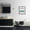 thumbnail image 2 of Stupell Industries Toilet Paper Cotton Co Delivery Truck Bathroom Word Design Jet Black Framed Floating Canvas Wall Art, 24x30, by Lettered and Lined, 2 of 5