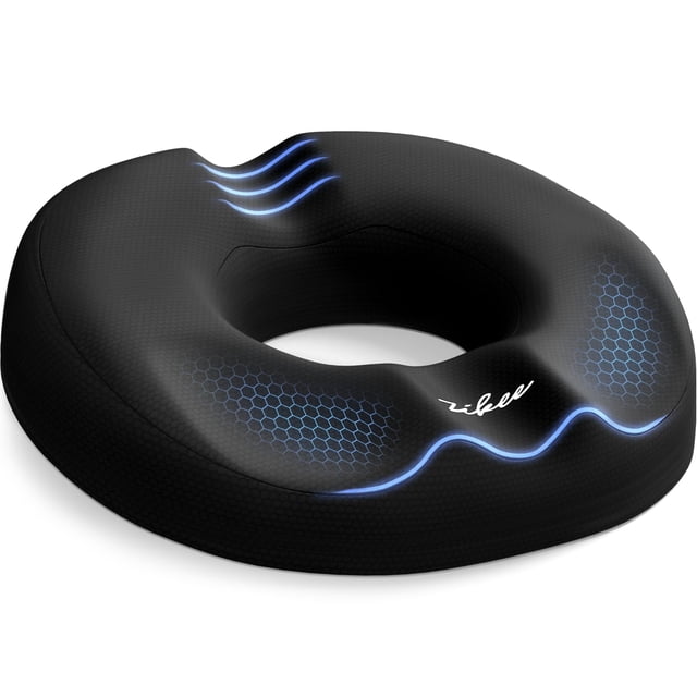 Cojín Donut ZIKEE para alivio del dolor de coxis 45 x 35 x 7 cm