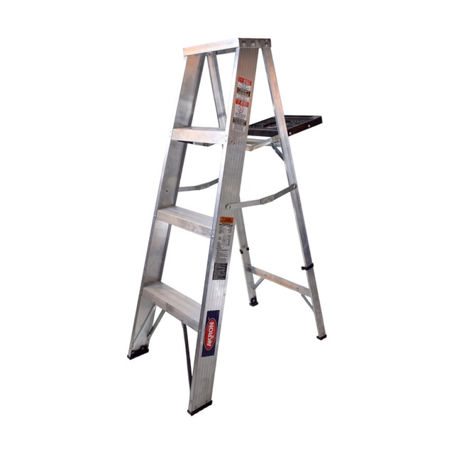 Escalera de Aluminio AKRON de 4 Peldaños Tipo III