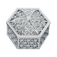 thumbnail image 2 of Ovzne Candy Box Personalized Hollow Gold Plated Silvers Plated Aromatherapy Box Wedding Candy Box Storage Box On Clearance, 2 of 6