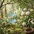 thumbnail image 5 of Solar Cascade Hanging Bird Bath Fountain, Solar Powered Cascading Outdoor Water Fountainwith Solars Pump & Glass Bowl, Decorative Garden Yard Patio Bird Bath Fountain (Blue Double-Tier), 5 of 7