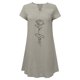 thumbnail image 4 of Vestido de cáñamo de bambú con estampado de cobertura suelta y cuello en V retro vintage de manga corta para mujer Pompotops  ghjkhdj17556, 4 of 5