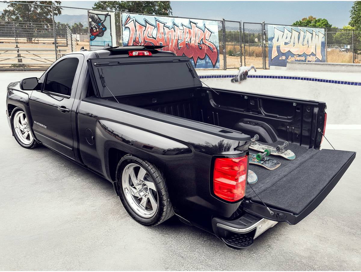 BAKFlip 226102 G2 Hard Folding Tonneau Cover Fits Select 1988-2000 C/K 1500, 2500, 3500, 99-14 Silverado/Sierra 1500-3500 8' Bed