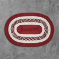 thumbnail image 1 of Colonial Mills Rug FB70R024X120 2 x 10 ft. Flowers Bay Braided Rug  Patriot Red, 1 of 1