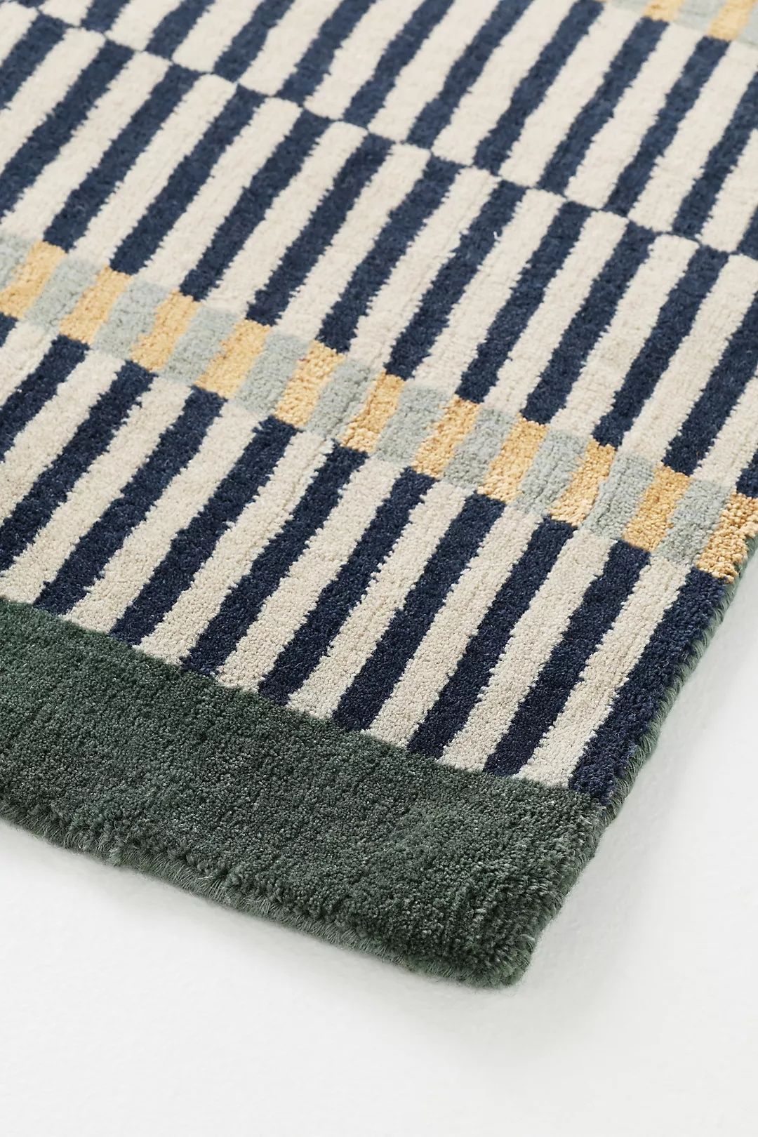 Homee Hand-Loomed Wool and Jute Blend Geometric Striped Rug Woollen Rugs Available In All Sizes 5x8 ft 6x9 ft 8x10 ft