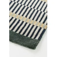 thumbnail image 3 of Homee Hand-Loomed Wool and Jute Blend Geometric Striped Rug Woollen Rugs Available In All Sizes 5x8 ft 6x9 ft 8x10 ft, 3 of 4