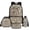 Brown Camouflage Bow Pattern, variant on Aplkyhs Green Camo Pink Bow School Backpack Set of 4 with Lunch Bag Pen Bag Set Bottle Sleeve for Girls Boys Multifunctional Pencil Case Suitable for Elementary Middle School High