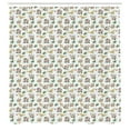 thumbnail image 2 of Ambesonne Floral Shower Curtain, Flowers and Birds Pattern, 69"Wx75"L, Multicolor, 2 of 4