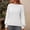 White, variant on Swuxness Women's Base Layer Knitted Sweater, Women Long Sleeve Sweater Top, Women's Solid Color Crew Neck Loose Soft Comfortable Pullover Lightweight Sweaters White, L