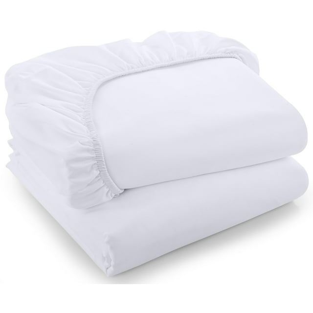 Sábanas ajustables Utopia Bedding Queen, paquete de 2 unidades, microfibra suave