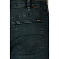 thumbnail image 4 of Hawx Men's Foundation Dark Wash Straight Stretch Denim Jeans Indigo 34W x 36L, 4 of 4