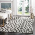 thumbnail image 4 of SAFAVIEH Cottage Lorin Geometric Chevron Indoor/Outdoor Area Rug Dark Grey/Light Grey, 6'7" x 9'6", 4 of 4