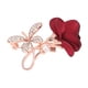 thumbnail image 1 of Broche de rosa ANGGREK elegante textura exquisita con incrustaciones simuladas, 1 of 8