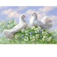 thumbnail image 1 of Pigeons Blancs - Peinture Diamant DIY, 1 of 6