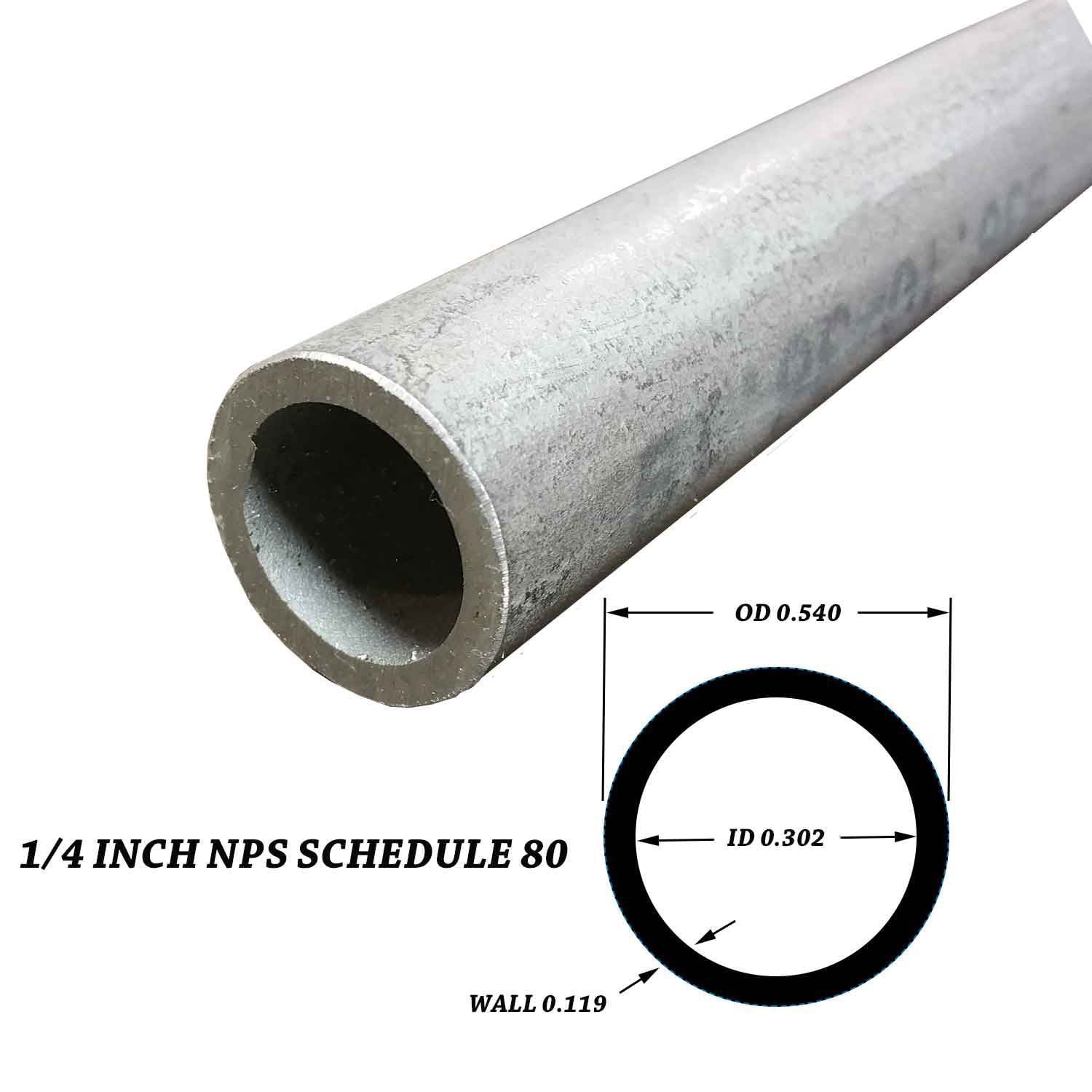 1-1/4 Outside Dia CAI Approved 6 ft Welded 304 Stainless Steel Tubing 1.120 Inside Dia. 