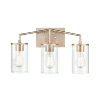 9523-MG Millennium Lighting Beverlly - 3 Light Bath Vanity-12 Inch Tall and 20 Inch Wide-Modern Gold Finish