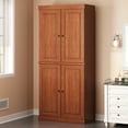 thumbnail image 3 of Palace Imports 100% Solid Wood 32" Bathroom Cabinet with Solid Doors and Adjustable Shelves, Mocha, 3 of 7