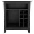 thumbnail image 4 of FM FURNITURE Future Engineered Wood Bar Cabinet with 2 Shelves in Black, 4 of 7