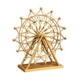 thumbnail image 2 of Modelo de rueda Adorno decorativo dorado Artesanía de metal Estatua Rueda del cielo giratoria para Estilo B, 2 of 9