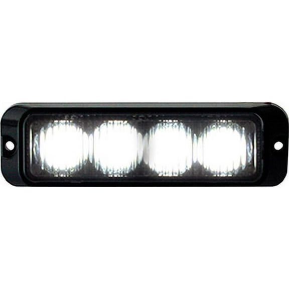 Buyers 8891131 4" LED Surface Mount Strobe Light Clear 19 Flash Patterns