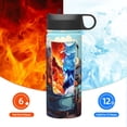 thumbnail image 6 of Easygdp Colorful Travel Luggage Gear 18oz Sports Insulated Kettle With Straw Insulated Water Bottle For Running Hiking Cycling Climbing Man'S Womens Sports Water Bottle, 6 of 8