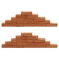 thumbnail image 1 of 50pcs Miniature Bricks Decor Fairy Garden Brick Fake Bricks Model Brick Ornament, 1 of 8