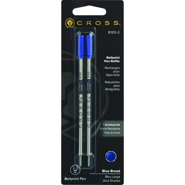Cross, CRO81002, Standard Ballpoint Pen Refills, 2 / Pack