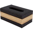 thumbnail image 1 of Tissue Box Cover for Home and Bathroom, Facial Tissue Dispenser, Gold Pattern, 1 of 9