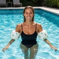 thumbnail image 4 of Adult Printed Inflatable Arm Floaties 2 Pack, Leakproof PVC Swimming Arm Bands, Portable Buoyancy Float Sleeves for Pool Seaside Beginner Summer Outdoor Water Sports Training, 4 of 6