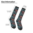 thumbnail image 2 of Sigee Squirrel Owl Autumn Maple Leaves for Socks for Men Women Socks Stocking Compression Socks, 2 of 6
