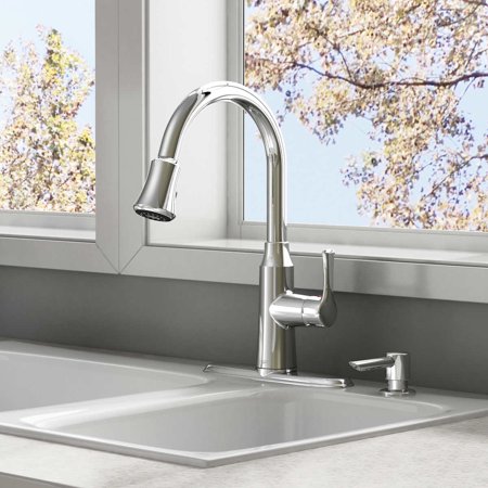 American Standard Danao Pull Down Kitchen Faucet With Soap Dispenser Walmart Canada