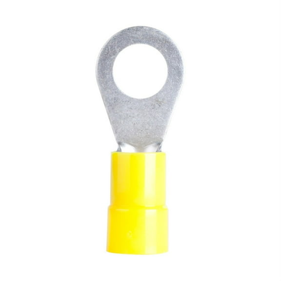 Gardner Bender 3588050 12-10 AWG Insulated Ring Terminal, Yellow - 0.31 - 0.38 in. Stud - Pack of 15