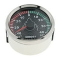 thumbnail image 2 of LOVIVER Rudder Angle Indicator Gauge&Mating Sensor 85mm 0-190 Black Chrome 900-00071, 2 of 8