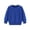 Blue, variant on FAIWAD Kids Cotton Sweatshirt Boy Girl Basic Plain Sweatshirt Thin Long Sleeve Crewneck Pullover Tops