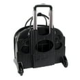 thumbnail image 6 of McKlein 15.4" Glen Ellyn 2-in-1 Removable-Wheeled Ladies' Leather Briefcase with Removable Sleeve - Black 94365, 6 of 6