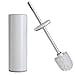 thumbnail image 3 of Bath Bliss Brosse de Toilette en Acier Inoxydable de Luxe avec Support et Doublure Amovible, Poils Durables et Résistants, Longue Durée, Récipient Décoratif, Blanc, 3 of 4