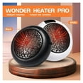 thumbnail image 2 of Ound Wall-Mounted and Desktop Electric Heater Dual Purpose Heater with Remote Control Fast Heating, 2 of 6